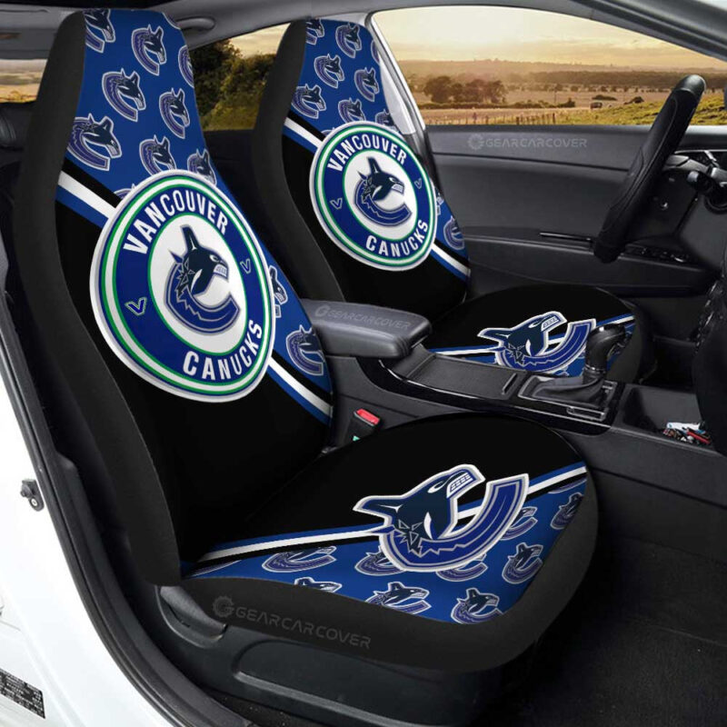 Vancouver Canucks Car Seat Covers Custom Car Accessories For Fans