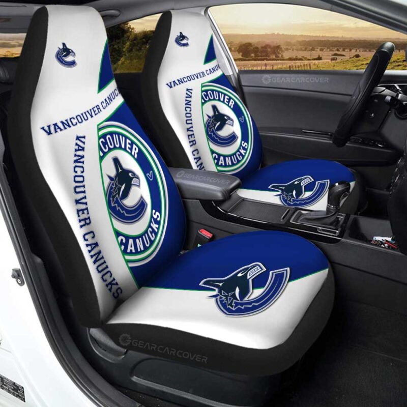 Vancouver Canucks Car Seat Covers Custom Car Accessories For Fans