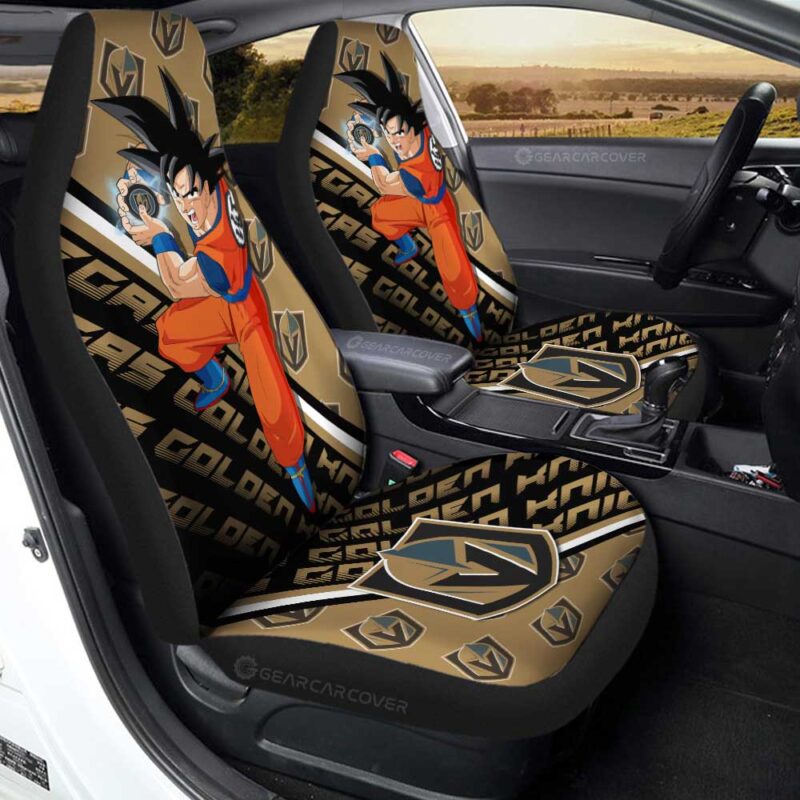 Vegas Golden Knights Car Seat Covers Goku Car Decorations For Fans