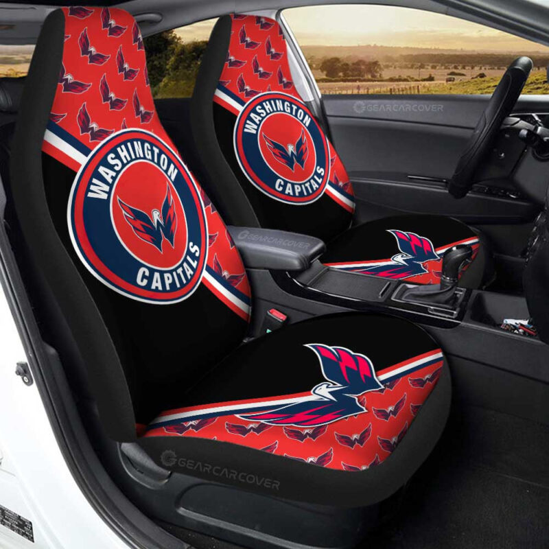 Washington Capitals Car Seat Covers Custom Car Accessories For Fans