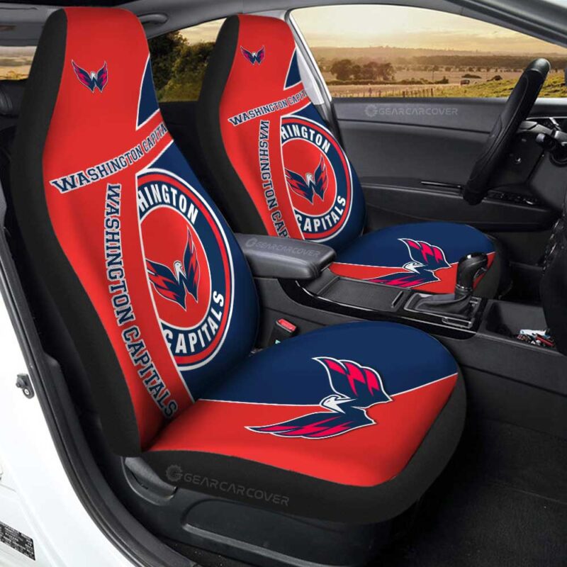 Washington Capitals Car Seat Covers Custom Car Accessories For Fans