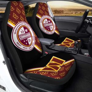 Washington Commanders Car Seat Covers Custom Car Accessories For Fans