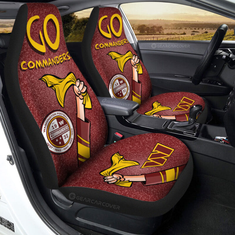 Washington Commanders Car Seat Covers Custom Car Accessories