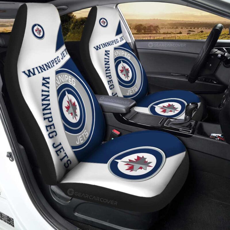 Winnipeg Jets Car Seat Covers Custom Car Accessories For Fans