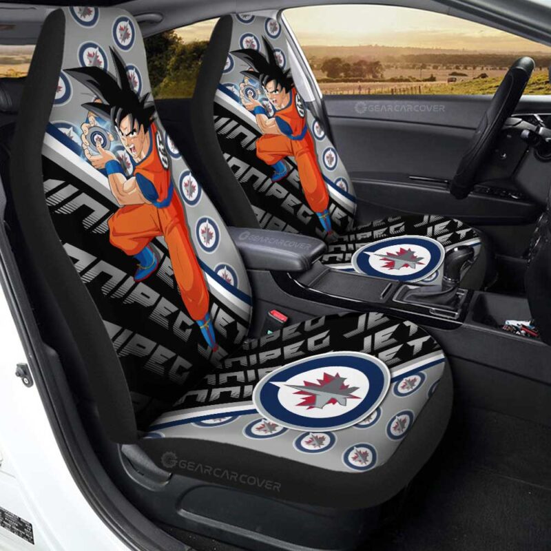 Winnipeg Jets Car Seat Covers Goku Car Decorations For Fans