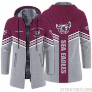 Manly Warringah Sea Eagles NRL Premium Wind Jacket M02