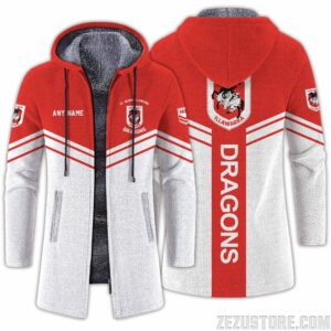 St George Illawarra Dragons NRL Premium Wind Jacket M02